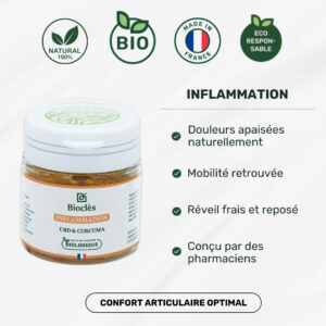 Gélules Inflammation - CBD & Curcuma