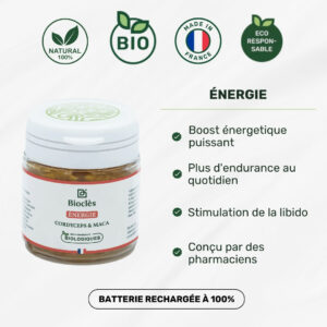 Gélules Energie - Cordyceps & Maca