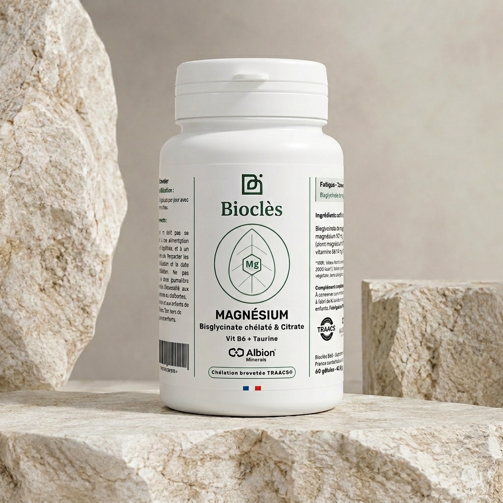 Bioclès Magnésium — Bisglycinate chélaté & Citrate